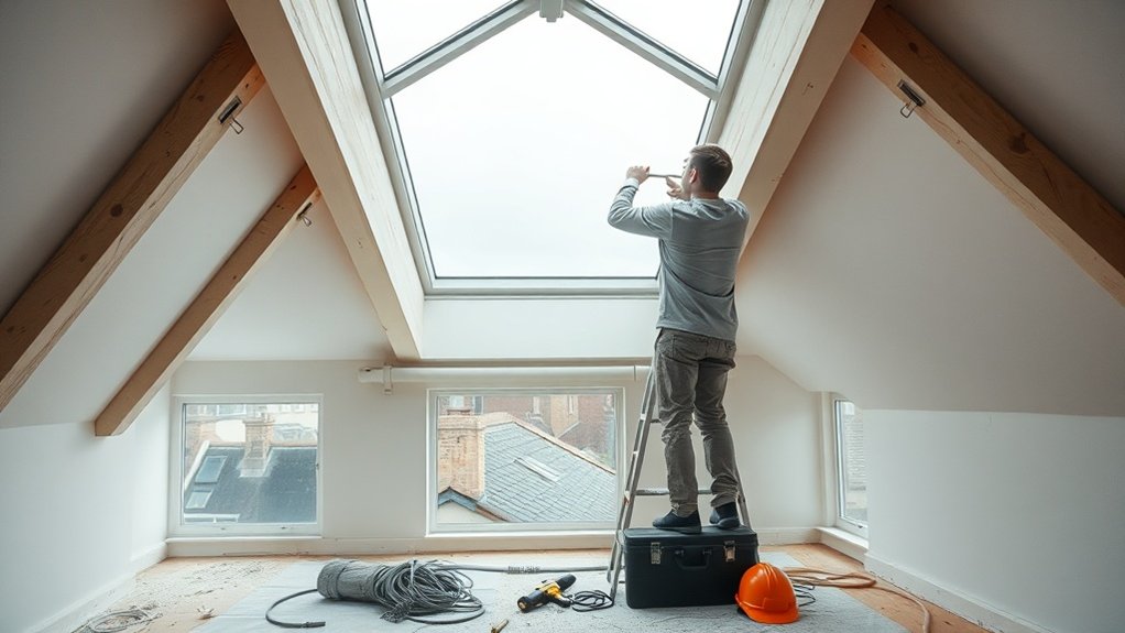 Electric Skylight Installation Westcombe Park