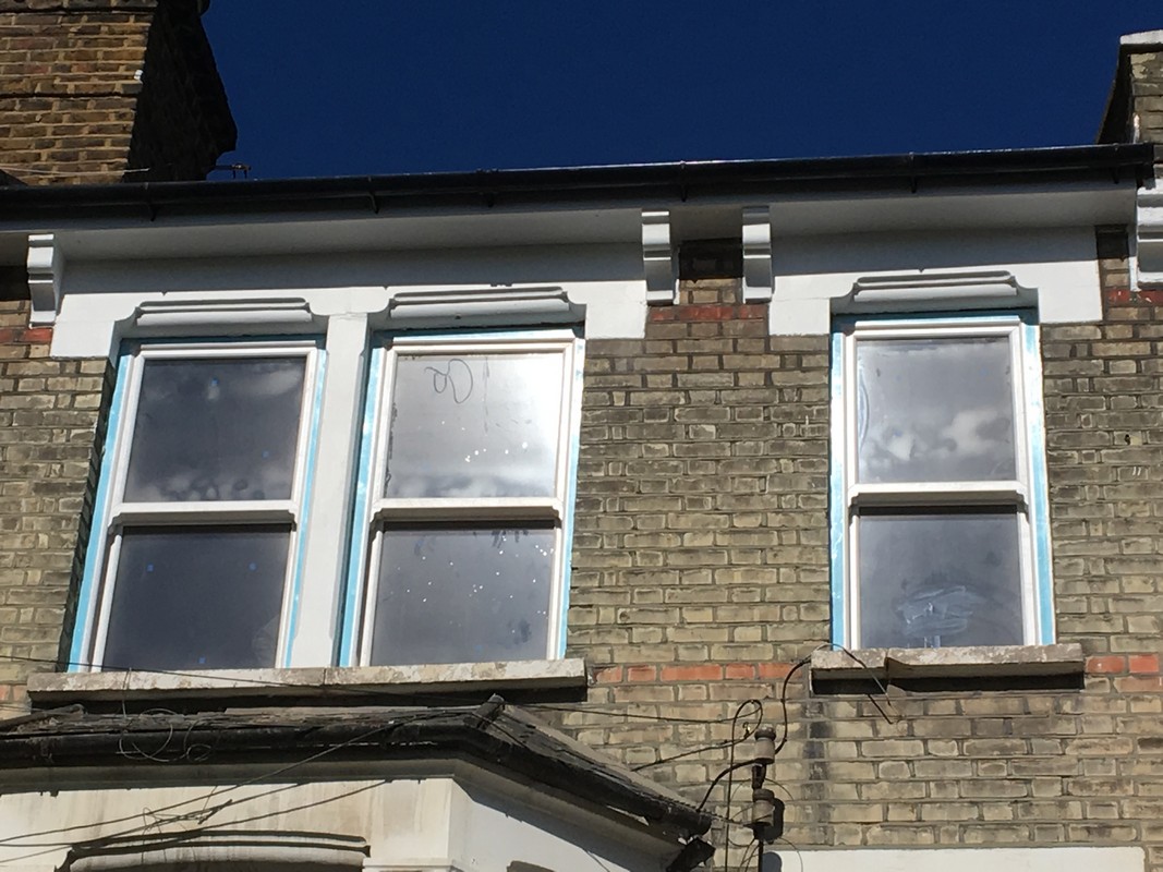New uPVC sash windows fitted on Victorian terrace in Westcombe Park